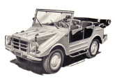 O simpático e moderno jipe DKW: também lançado em 1958, dois anos depois viria a ser batizado Candango.