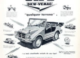 Publicidade de lançamento do jipe DKW - ainda sem nome. 