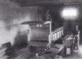 Seção de carpintaria do Serviço Central de Transportes do Exército, na década de 20 (fonte: Expedito Carlos Stephani Bastos).