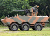 Guarani: protótipo pronto, em fase de testes; a unidade está equipada com torre UT30-BR, fornecida pela AEL (fonte: site defesanet).