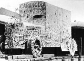 Blindado batizado Carangola, construído em Belo Horizonte durante a Revolução de 30 (fonte: Expedito Carlos Stephani Bastos).
