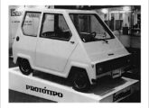 Ainda como protótipo, o Economini foi exposto no XII Salão do Automóvel (fonte: Jorge A. Ferreira Jr.).