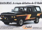 Propaganda do início se 1986 para a El Rabit Bahamas.