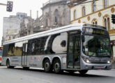 Ônibus híbrido a hidrogênio construído pela Eletra em chassi de três eixos Tuttotrasporti com carroceria Marcopolo Viale operado em São Paulo (SP) pela Viação Gatusa.