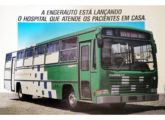 Capa de folder de divulgação de posto de saúde móvel, instalado pela Engerauto em carrocerias TR-2 (fonte: Paulo Roberto Steindoff).