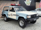 Camper 1993 da Polícia Militar de São Paulo; demobilizado em 2001 e fielmente restaurado, em fevereiro de 2025, em conjunto com outras onze viaturas policiais, foi exposto no Complexo Dream Car, em São Roque (SP) (foto: Marcella Moran).