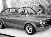 Chevette Envemo na versão completa, exposto no VII Salão do Automóvel (fonte: Paulo Roberto Steindoff).