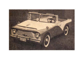 Cosmos 63 foi o nome dado a esta picape conversível com capota rígida desmontável montada sobre chassi Ford V8 importado, construída em 1963, em São Gabriel (RS), pelos irmãos Rodrigues (fonte: site carroantigo).