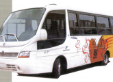 Microônibus Fabusforma, fabricado entre 2004 e 2005.