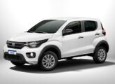 Fiat Mobi Like, a segunda das duas únicas versões do modelo disponíveis em 2023.