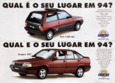 Uno 1.6 R mpi e Tempra 16V - os dois esportivos Fiat irmanados em duas propagandas de 1984.