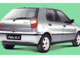 Palio ELX cinco-portas, com para-choques pintados, versão lançada em 1998 em substituição da EDX.