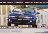 Fiat Marea foi eleito Carro do Ano 1999, tema desta propagando do final do ano anterior (fonte: Fabrício Samahá).