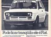 Este anúncio do final de 1979 é autoexplicativo: a Fiat brasileira começava a produzir o primeiro automóvel 100% movido a álcool do mundo.
