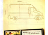 Duas propagandas de 2004 para a linha de veículos comerciais Fiat, ambas ilustradas por modelos Ducato: furgão ...  