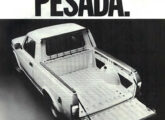 A picape Fiat em propaganda de maio de 1981.