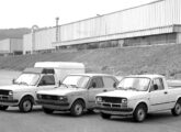 A linha de utilitários Fiat em 1982.