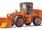 Carregadeira FW140, um dos últimos lançamentos da FiatAllis; menos de dois anos depois, a marca seria descontinuada e substituída por New Holland.