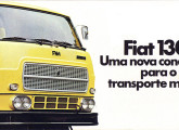 Folder de lançamento do primeiro caminhão Fiat brasileiro – o médio 130, ainda com a marca FNM.