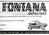 Propaganda contemporânea do autocross Fontana.