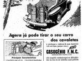 Aparelho de gasogênio fabricado pela Ford brasileira em propaganda de jornal de 1944 (fonte: site propagandashistoricas).