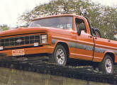 F-1000 Turbo, de 1990, primeira picape brasileira com turbocompressor (foto : Autoesporte).