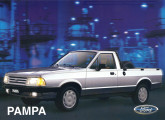 Em 1991 a picape Pampa recebeu a grade do extinto Del Rey; a imagem mostra um folder publicitário da época.