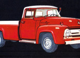 Ford F-100 1959, com a nova caçamba larga.