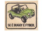 Pequena inserção em jornal diário, publicado em 1991, anunciando o buggy Fyber 2000.
