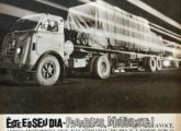 Propaganda de julho de 1961, dedicada ao Dia do Motorista.
