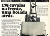 Propaganda de março de 1970 dedicada à nova versão V-10, "principalmente destinada ao transporte de gado".