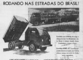 Pioneira publicidade da FNM, veiculada em 1953, comemorando seus primeiros mil caminhões produzidos (fonte: Jorge A. Ferreira Jr.).
