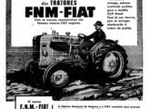 Propaganda de fevereiro de 1956 anunciando o trator FNM-Fiat 25/R (fonte: Jorge A. Ferreira Jr.).
