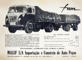 FNM com cabine Brasinca e configuração "Romeu e Julieta" em propaganda de 1960 de mais um revendedor do Paraná (fonte: Werner Keifer).