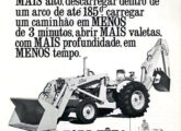 No final de 1967, prestes a suspender a produção, a Ford oferece seu trator equipado como retroescavadeira.