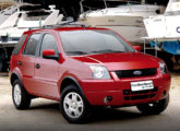 Ford EcoSport, primeiro utilitário esportivo brasileiro, lançado em 2003.