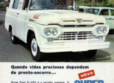 F-100 transformada em ambulância pela Ferrari em propaganda de novembro de 1962.