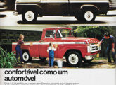 Tática usual dos fabricantes de utilitários era estimular seu uso em família e para o lazer, como mostra esta propaganda de 1969 (fonte: Jorge A. Ferreira Jr.).