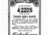Desde cedo a Ford se preocupou em divulgar seus chassis nus, próprios para receber carrocerias de carga ou para passageiros fornecidas por terceiros; o anúncio é de junho de 1923.