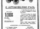 Modelo Double Phaeton em propaganda de julho de 1924 - "um carro simples de se dirigir".