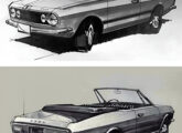 Proposta de Corcel conversível, criação do Departamento de Estilo da Ford não levada adiante (fonte: Jorge A. Ferreira Jr. / Autoesporte).