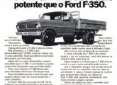 Publicidade de maio de 1972 para o novo F-350.