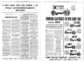 O lançamento do modelo A foi precedido de campanha publicitária de inédito alcance; aqui, duas peças de página inteira em grande jornal, publicadas nos dois dias 26 e 27 de janeiro de 1928, véspera e dia da apresentação oficial do carro no Brasil.