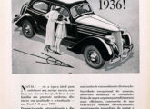 Em paralelo aos avanços técnicos, na década de 30 a indústria automobilística norte-americana "inventou" a mudança anual de estilo e, por conseqüência, a obsolescência programada; a publicidade é de outubro de 1935.