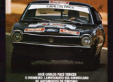 A propaganda se refere à prova, patrocinadas pela Ford com objetivo de comprovar a resistência e competitividade do motor de  4 cilindros em provas esportivas; disputada em duas etapas (Interlagos e Brasília), em setembro de 1975, envolveu 35 pilotos e 35 Maverick de quatro cilindros preparados para o Grupo 1 da FIA, sendo vencida por José Carlos Pace.