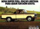 F-100 Super Série - versão especial produzida entre 1979 e 1982 (fonte: Jorge A. Ferreira Jr.).