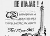Automóvel Ford 1940 em publicidade de junho do mesmo ano.