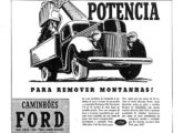 Caminhão Ford em propaganda de janeiro de 1941.