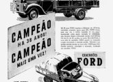 Caminhão Ford 1941 em publicidade de fevereiro.