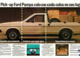 Uma das propagandas de lançamento da picape Pampa, esta publicada em maio de 1982.